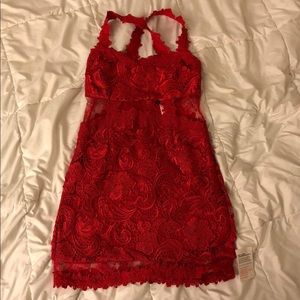 Red sexy dress